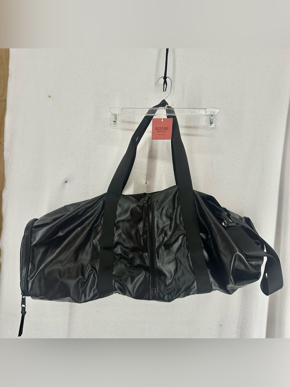 NWT Mossimo Travel Duffle Bag Black